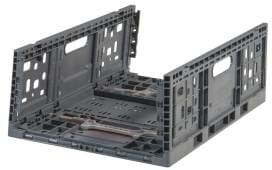 Folding Vented Plastic Crate C2GP5519V