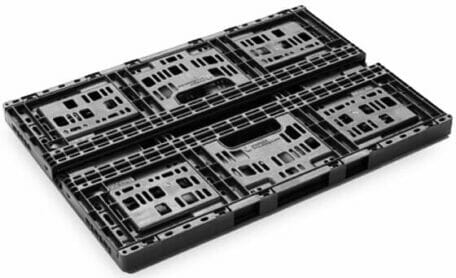 Folding Vented Plastic Crate C2GP6421V