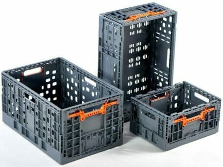 Foldable Vented Plastic Crates