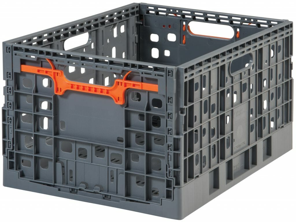 Folding Vented Plastic Crate C2GP5528FV