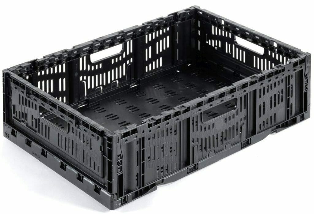 Folding Vented Plastic Crate C2GP6416FV