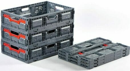 Folding Vented Plastic Crates