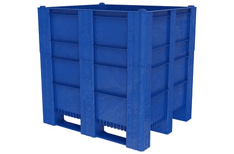 Solid Plastic Bulk Container B2GD1210S114