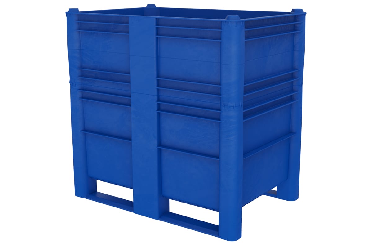 Tall Solid Euro 1200x800 Plastic Bulk Container